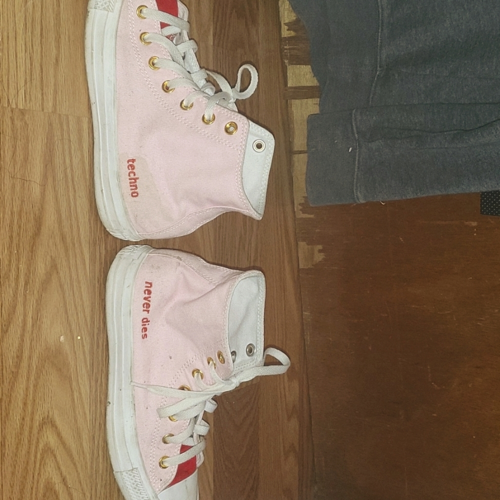 Technoblade Custom Converse! (USED!)
